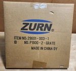 Zurn White Half 29601-003-1, P1900-2G-GRATE (qty 5) *pi. Fixed Price $94.95.
