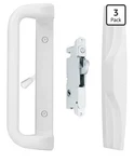 House Guard White Patio Door Handle Set With Mortise For Replacement. Fixed Price $29.99.