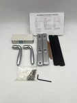 Ces Deadbolt Door Lock Handle Set Silver Modern Brushed Aluminum For Swing. Fixed Price $44.99.