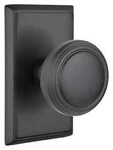 Emtek 8521NW Norwich Non-turning Two-sided Dummy Door Knob Set Black. Fixed Price $152.00.