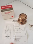 Vintage Schlage Etched Bronze Door Knob Single Dummy Trim CLA616 F170N. Fixed Price $12.00.