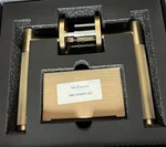 Mcbowery Taylor Double Dummy Door Handle W/ Concealed Screws In Champagne Gold. Fixed Price $60.44.