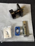 Emtek 5210ROUUS10B Round Knob W/ Square Rosette - One Only. Fixed Price $35.00.