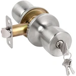 Hosom Door Knob With Lock And Key, Keyed Entry 1 Pack, Satin Nickel. Fixed Price $12.70.