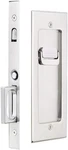 Satin Nickel Modern Rectangular Pocket Door Mortise Lock For Privacy. Fixed Price $399.99.