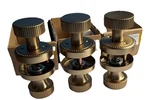 Passage Door Knobs Asidrama ZR12-210Z-P Left & Right 3 Sets Champagne/tea Finish. Fixed Price $65.00.