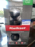 Kwikset Pismo Round Matte Black Hall/closet Door Knob Microban Technology. Fixed Price $19.00.