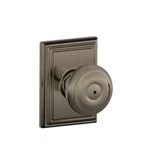 Schlage F40GEO620ADD Addison Collection Georgian Privacy Knob, Antique Pewter. Fixed Price $55.05.