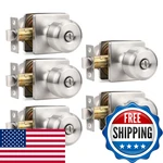Brotima 5 Pack Brushed Nickel Door Knobs Interior Privacy. Fixed Price $54.20.