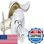 Schlage Series Privacy Door Lever Finish Bright Chrome J40SEV625. Fixed Price $40.50.