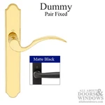 Hoppe Munchen M112PL/374N Dummy Fixed Pair Matte Black. Fixed Price $224.77.