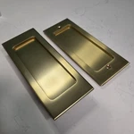 Emtek 21144 Pocket Door Mortise Lock Passage US4 Satin Brass Rectangular. Fixed Price $49.99.