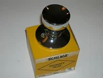 Schlage Dummy Knob F170 Bell 26 Chrome New Old Stock. Fixed Price $9.95.