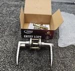 (qty 2) Premier Lock LEV02X Entry Door Lever Nickel For 1-3/8" 1-3/4". Fixed Price $42.99.
