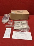 Open Box Emtek Narrow Modern Rectangular Privacy Pocket Door Lock #2155US15. Fixed Price $144.96.