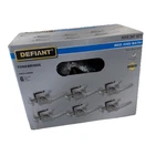 6 Defiant Tonebridge Satin Nickel Bed And Bath Door Lever Locking Privacy Pack. Fixed Price $49.95.