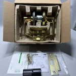 Schlage AL10S-SAT-605 Privacy Locking Lever Set, Polished Brass. Fixed Price $29.93.