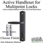 Amesbury 800C Active Keyed Handle Set Zinc - Multipoint Lock Trim. Fixed Price $181.87.