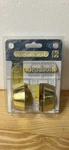 Truguard Double Cylinder Deadbolt Polished Brass New Sealed Package. Fixed Price $15.99.