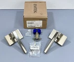 Emtek 5212FRLUS15LH Freestone Left Handed Privacy Door Lever Set - Satin Nickel. Fixed Price $122.20.