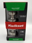Kwikset Juno Passage Door Knob Satin Nickel Hall/closet 97200-789 New. Fixed Price $12.99.