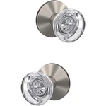 Schlage Custom 619 Kin Glass Knob Non Turning, Satin Nickel. Fixed Price $99.00.