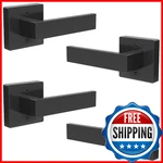 Ainozz Dummy Door Handles Interior Pack Of 4 Matte Black Square Design Non-turni. Fixed Price $53.72.