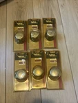X6 Kwikset Ultramax Inactive Dummy Push Pull Knobs Antique Brass 788H. Fixed Price $31.99.