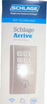 Schlage Arrive Wi Fi Keypad Smart Deadbolt Lock, Century Trim, Satin Nickel. Fixed Price $134.99.