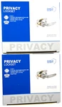Shield Security Privacy Lockset - Grade 3, 4 Way Latch, Easy Install Lot Of 2. Fixed Price $23.99.