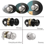 Probrico Entry/privacy/passage/dummy Round Door Knobs Adjustment Backset. Fixed Price $21.93.