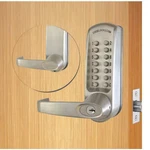 Codelocks CL610-BS Mechanical Lockset, Brushed Steel, Lever. Fixed Price $496.99.