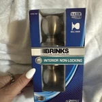 Brinks Ball Knob Satin Nickel Interior Non-locking Door Handle -set 2115-119. Fixed Price $16.99.