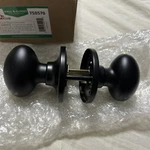 Design House Egg Traditional Brass 2-WAY Latch Passage Door Knob In Bronze. Fixed Price $17.59.