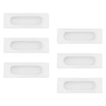 Semetall White Recessed Cabinet Pulls,flush Mount Finger Handles 120MM(4.... Fixed Price $27.69.