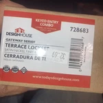 Design House 728683 Terrace Reversible Keyed Entry Door Knob And - Nickel. Fixed Price $29.99.
