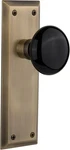 Sleek Black Porcelain Round Door Knob - Stylish Warehouse Ny Design. Fixed Price $361.99.