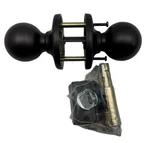 Kwikset Polo Door Knob Venetian Bronze Passage Hall Closet 200P 11P 6AL Rcs V1. Fixed Price $14.45.