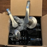 Kwikset Henley Satin Nickel Hall/closet Door - Handles Per Box #92011. Fixed Price $12.00.