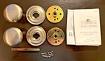 Baldwin Images Collection Full Dummy 5405 150 Fd Satin Nickel Round Knobs. Fixed Price $80.00.