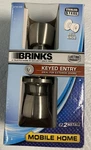 Brinks Keyed Entry Exterior Door Bell Knob For Mobile Home Stainless 2710-130. Fixed Price $27.99.
