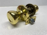 Kwikset Polish Brass Passage Round Door Knob Universal Left Right 92001-092. Fixed Price $13.74.
