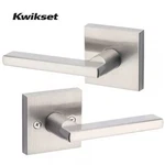Kwikset - Halifax Lever Square Rose 730 Privacy Satin Nickel. Fixed Price $47.24.
