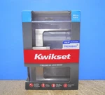 Kwikset Singapore Square Door Handle Lever Bed & Bath Microban Satin Nickel. Fixed Price $19.49.