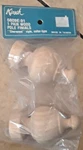 2 Kirsch Wood Ball Finial, For 1-3/8" Pole, Unfinished #5609E-91. Fixed Price $5.00.