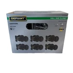 6 Defiant Hartford Matte Black Hall And Closet Door Knob Contractor Pack. Fixed Price $39.99.