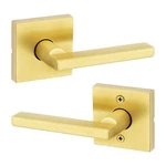 Lot Of Kwikset Square Passage Hall & Closet Handle Lever Satin Brass 97200-923. Fixed Price $49.50.