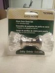 Gate House Interior Glass Door Knob Set #0235948 New Brushed Silver. Fixed Price $14.00.