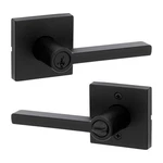 Kwikset Halifax Square Matte Black Keyed Entry Door Handle W/ Smartkey Security. Fixed Price $34.95.
