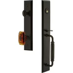 Grandeur Fifth Avenue Solid Brass Rose Dummy C Grip Handleset -. Fixed Price $200.00.